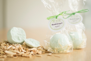 Badekugel Apfel - unverpackt